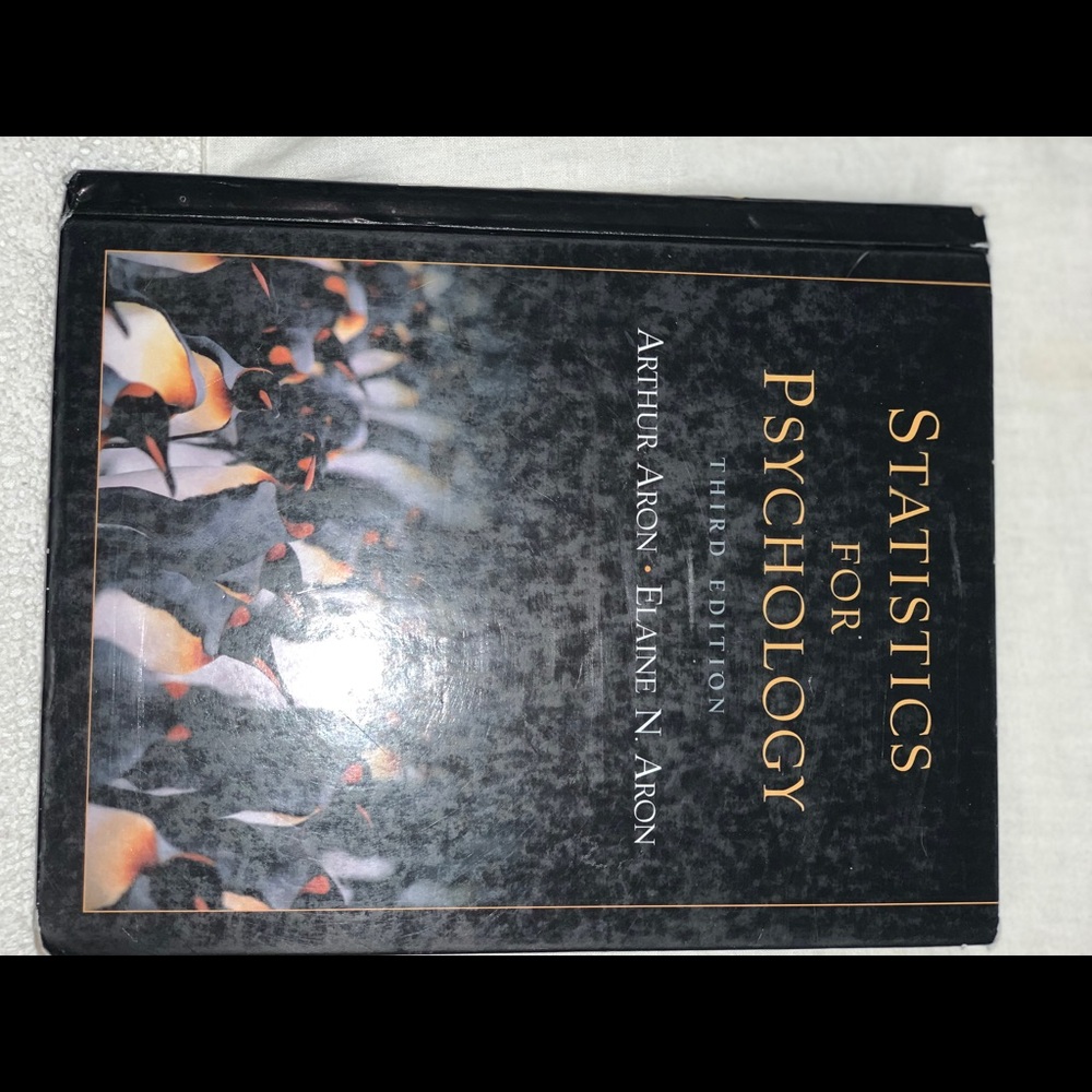 Statistics of psychology textbook